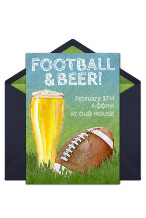 14 No cost Tremendous Bowl Get together Invites 2019 - Soccer Occasion picture about Super Bowl Party Invitations Free Printable named 14 Absolutely free Tremendous Bowl Celebration Invites 2019 - Soccer Celebration